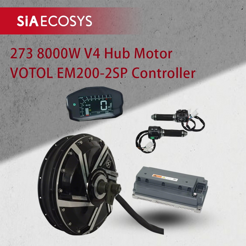 Qs273 Hub Motor 8000W 72V - QSMOTOR QS273 8000W Szybki Silnik Wpustowy