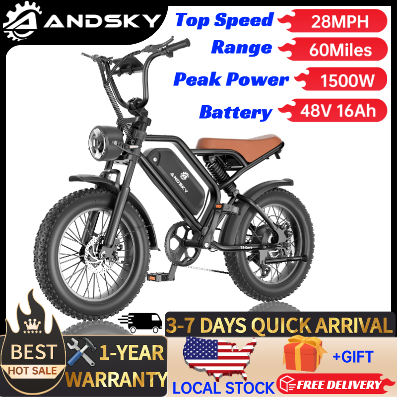 Dual Motor Electric Motorcycle Frame - Rower Elektryczny ANDSKY T8 Core 1500W