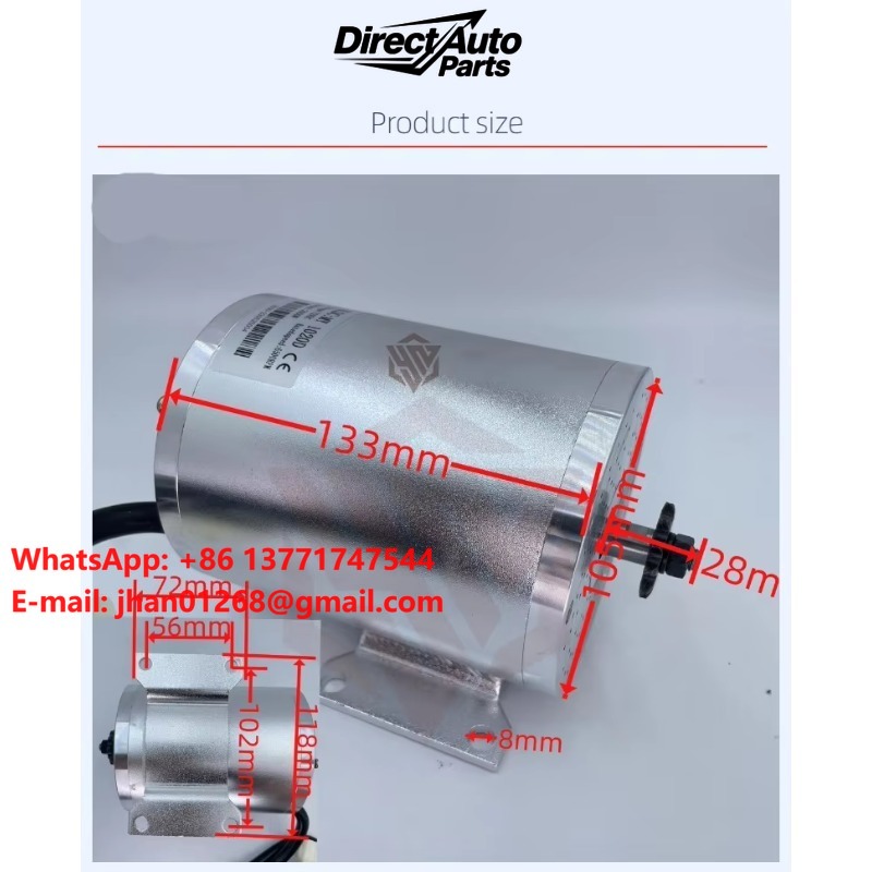 Electric Motorcycle Conversion Kit 72V - Zestaw do konwersji motocykla elektrycznego, skutera