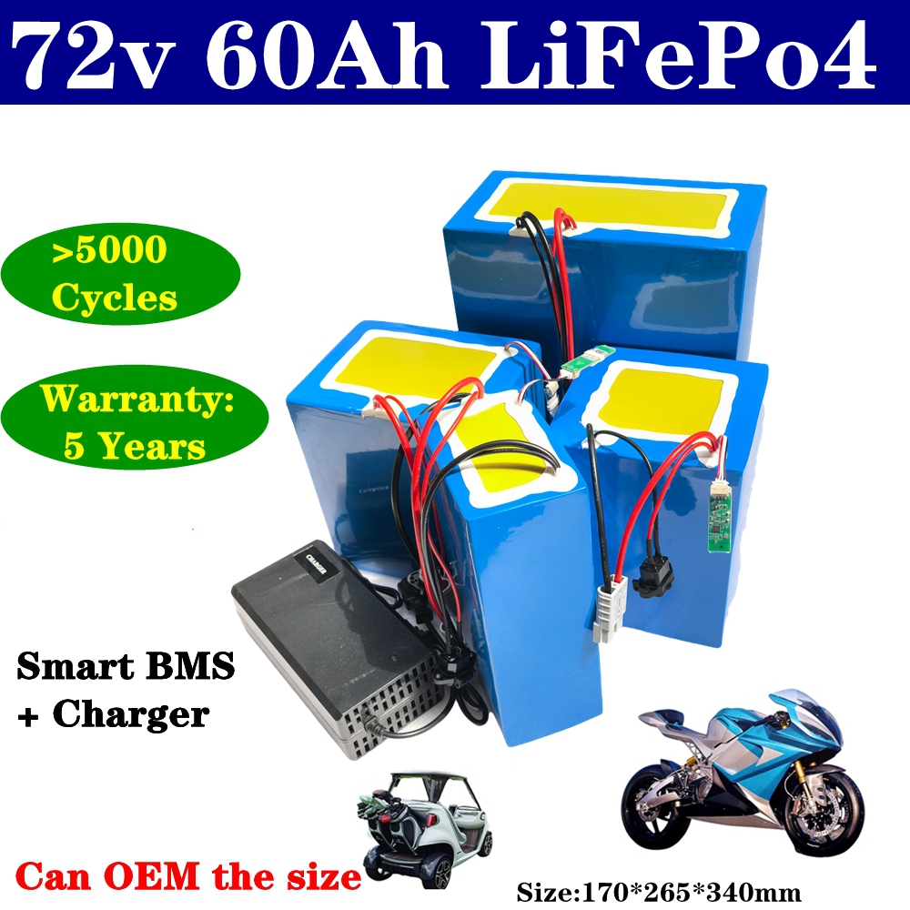 72V 60Ah Lifepo4 Battery Pack - Akumulator litowy 72V 60Ah lifepo4 BMS