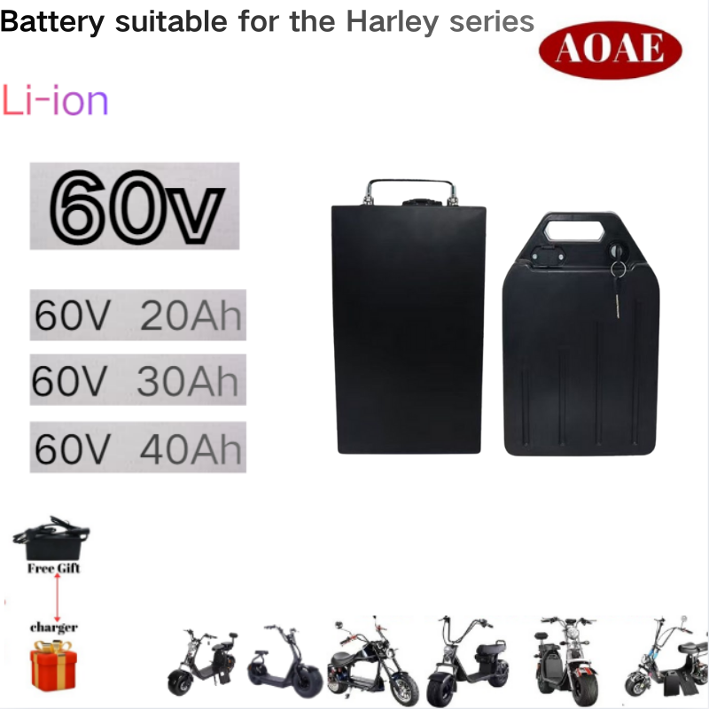 60V 30Ah Electric Scooter Battery - Bateria Harley 60V 20Ah 30Ah 40Ah
