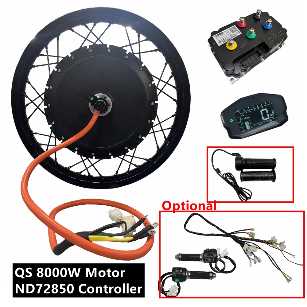 Qs273 Hub Motor 8000W 72V - Zestaw do roweru elektrycznego NBpower/QS273 V3