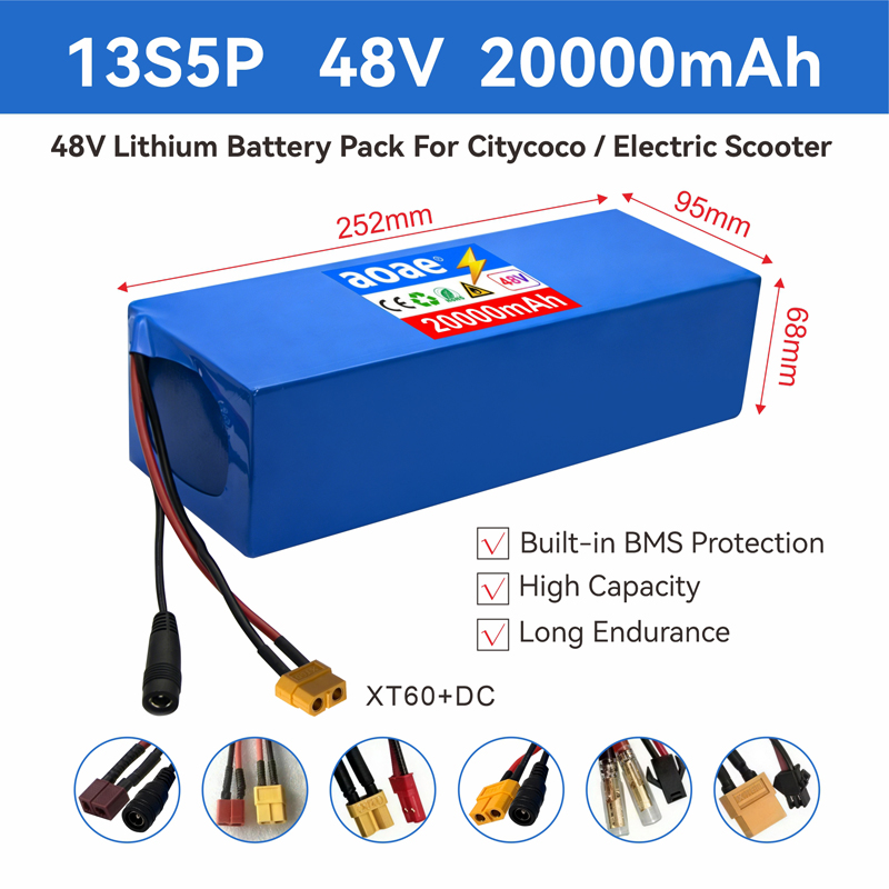 60V 30Ah Electric Scooter Battery - Akumulator do hulajnogi elektrycznej 48V 13S5P