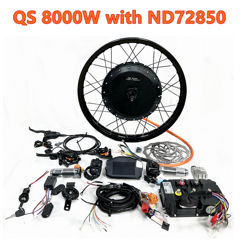 Qs273 Hub Motor 8000W 72V - Zestaw koła z silnikiem bezszczotkowym QS273