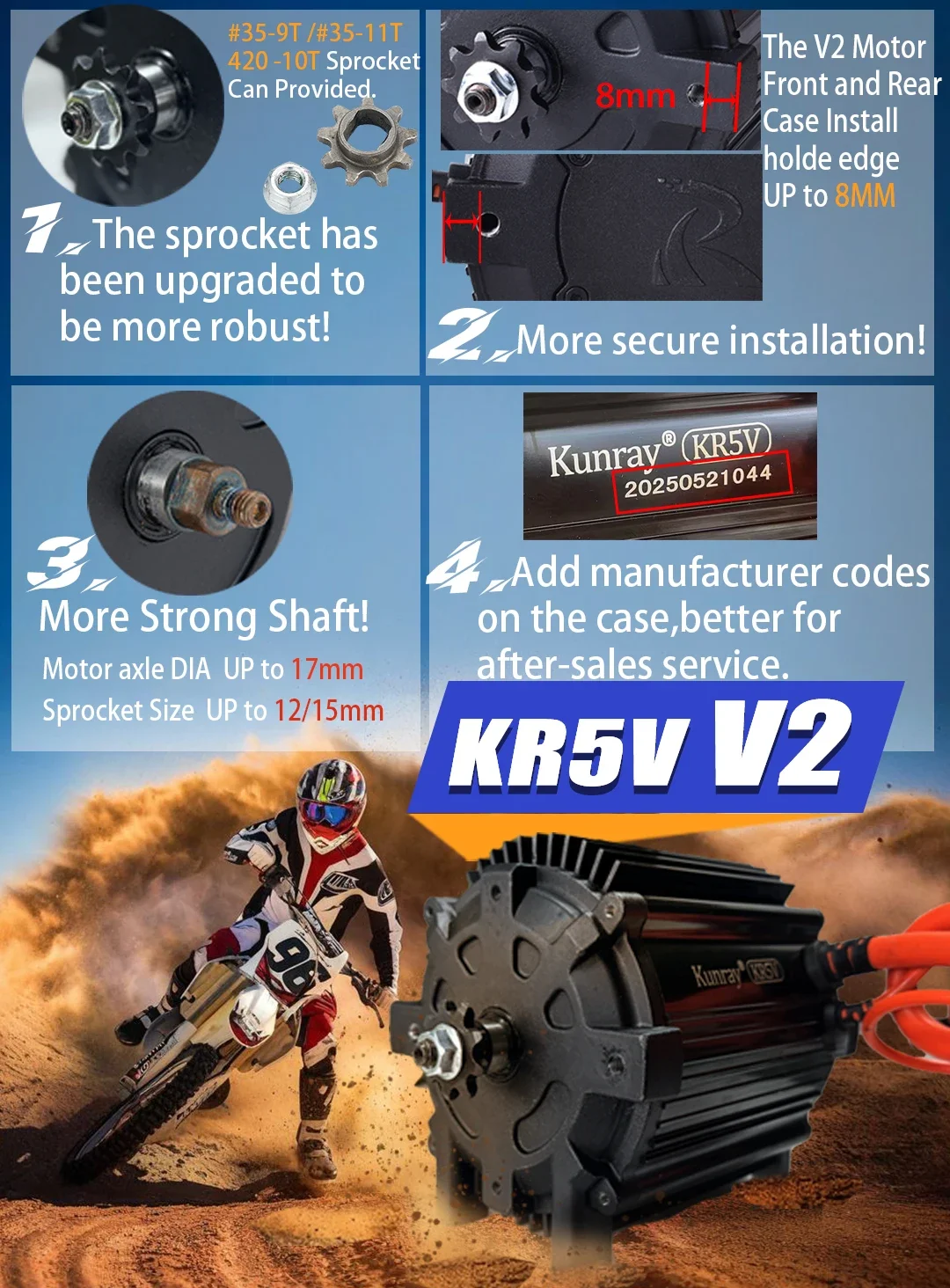 Gorąca Wyprzedaż KR5V V2 Kunra – 72V 5000W Electric Motorcycle recenzja i cena